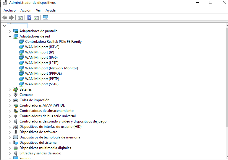 mi laptop no detecta redes wifi